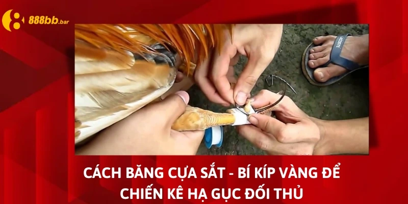 cách băng cựa sắt