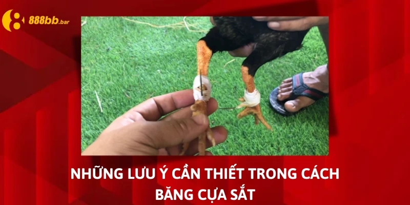 cách băng cựa sắt